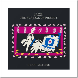 Henri Matisse - Jazz Series: The funeral of pierrot #62 Posters and Art